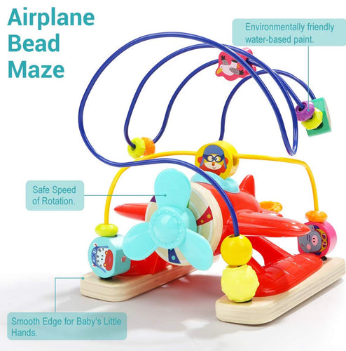 Top Bright Airplane Bead Maze