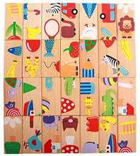 Load image into Gallery viewer, Wooden Animal Dominoes
