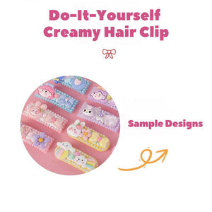 DIY Creamy Hair Clip