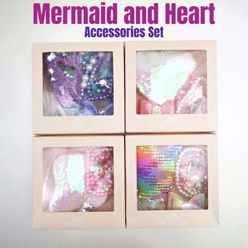 Mermaid & Heart Accessories Set