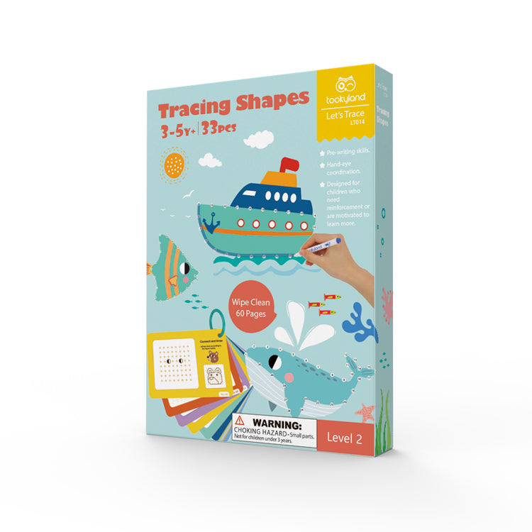 Tookyland Tracing Cards - Shapes