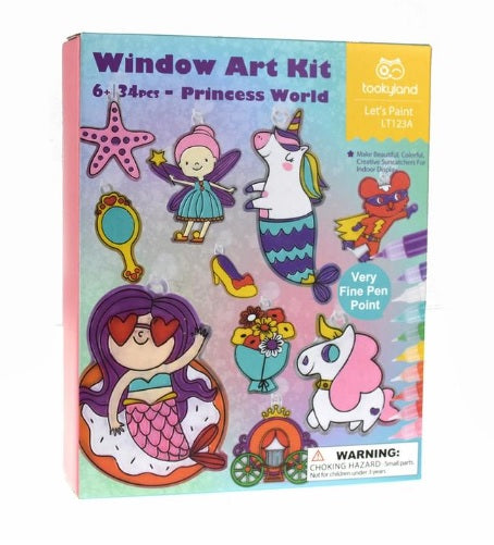 Tookyland Window Art Kit - Princess World
