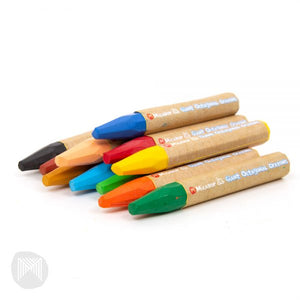 Micador jR. Giant Octagonal Crayons (Pack of 12)