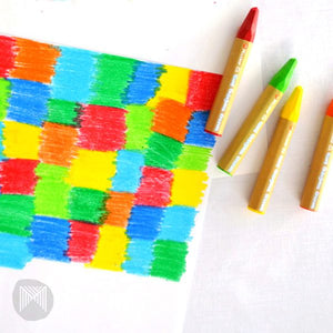 Micador jR. Giant Octagonal Crayons (Pack of 12)