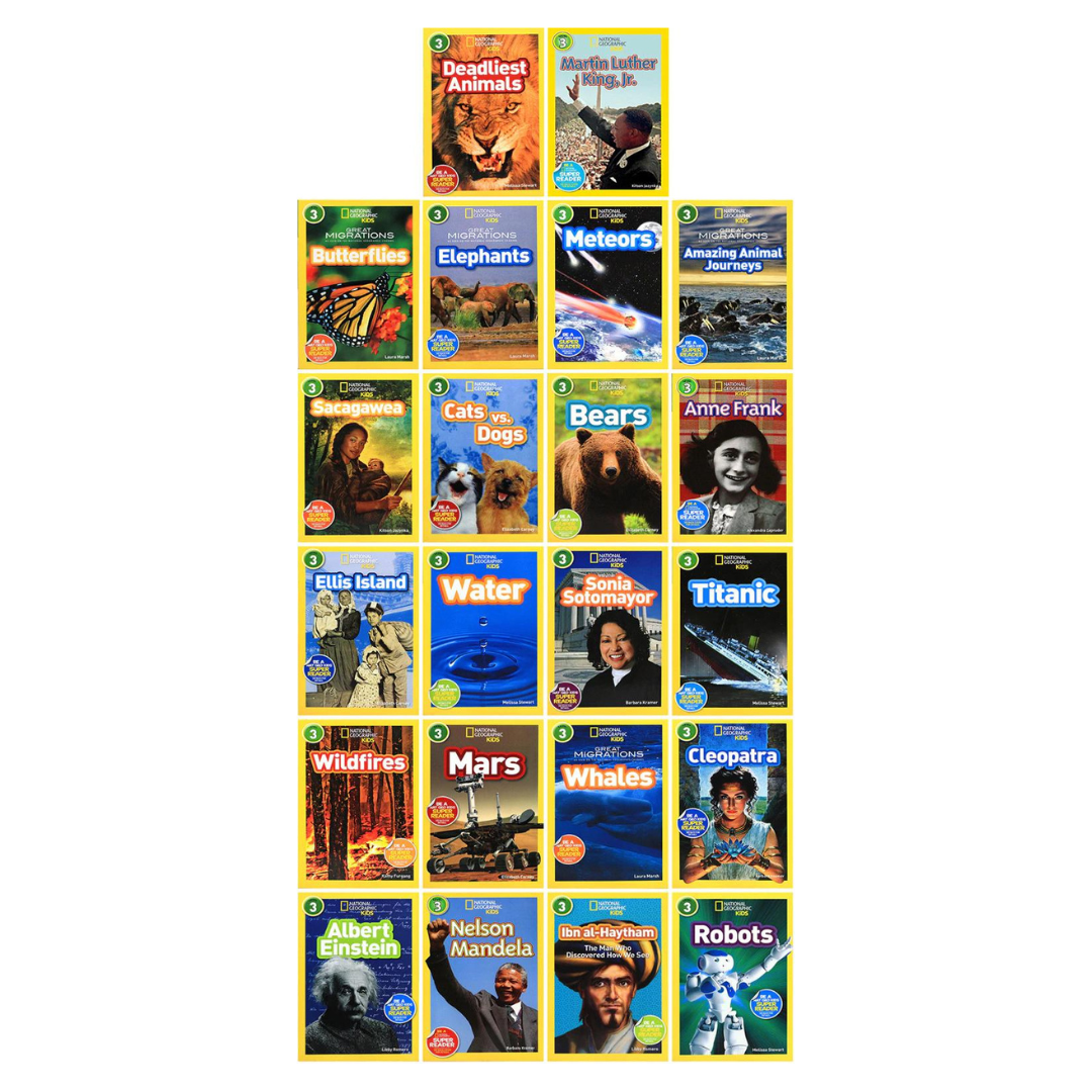 Lot 20 PB NATIONAL GEOGRAPHIC KIDS SCIENCE HISTORY Readers Level 2-3  History L3