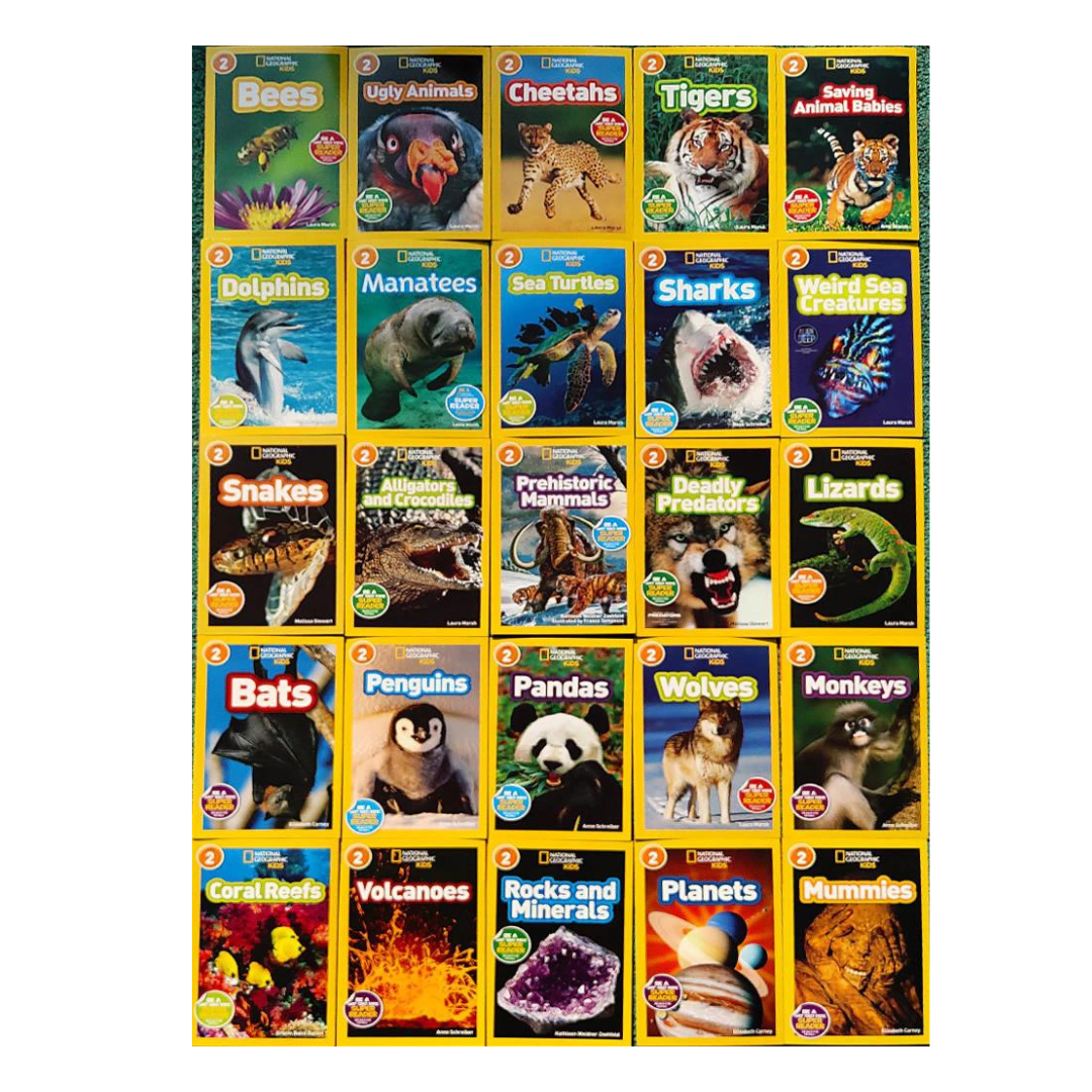 National Geographic Kidsレベル1 、2各25冊セット National Geographic Kids Readers Bookset – Baby Kid Mama