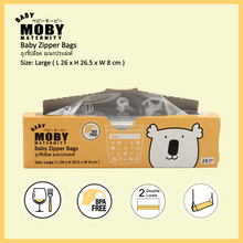 Load image into Gallery viewer, Baby Moby Large Zipper Bags