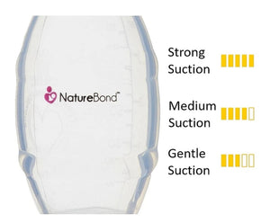 NatureBond™ Silicone Breast Pump with Stopper & Strap