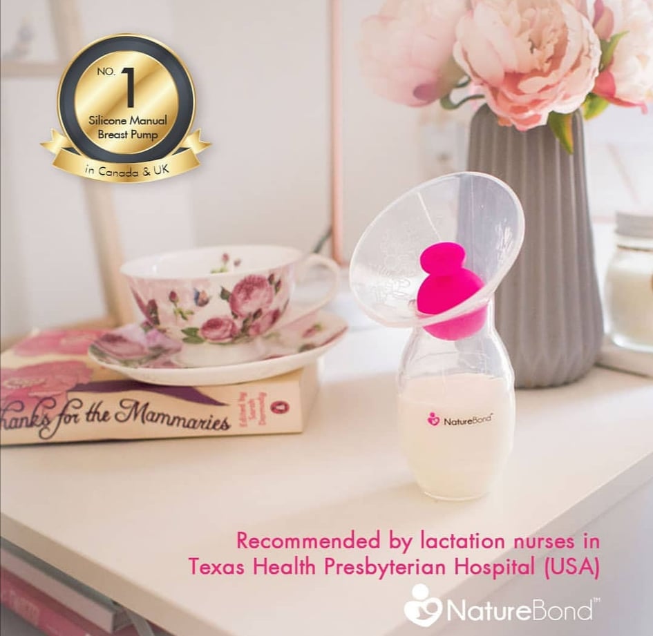 NatureBond™ Silicone Breast Pump with Stopper Strap – Baby Kid Mama