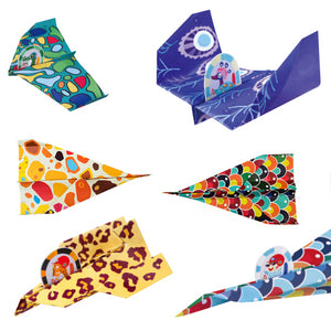 Joan Miro Origami Paper Planes- Animal Pilots
