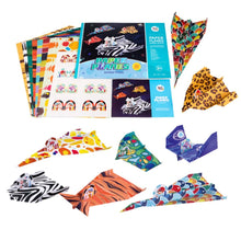 Load image into Gallery viewer, Joan Miro Origami Paper Planes- Animal Pilots