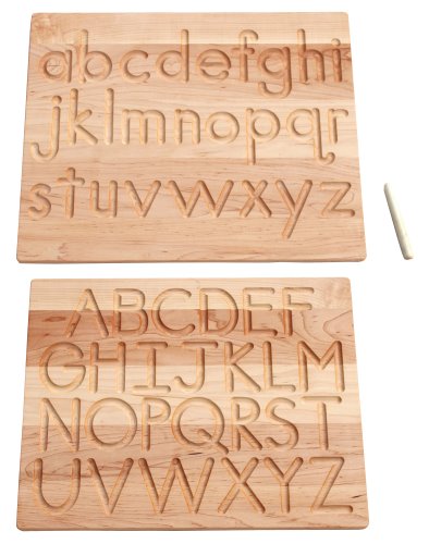 Wooden double sided alphabet tracing boards. Learning - Toddlers and P –  troyohouse